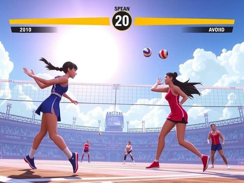 Vibrant Volley Titan Gameplay Screenshot